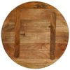 vidaXL Dessus de table Ø 60x2,5 cm rond bois de manguier massif