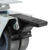 vidaXL 8 pcs Roulettes pivotantes doubles 50 mm