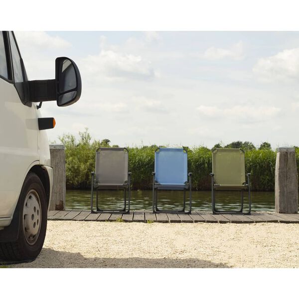 Travellife Chaise de camping compacte pliable San Marino Bleu