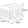FLAMINGO Sac de transport pour chien Hakon 43x29x29 cm Noir