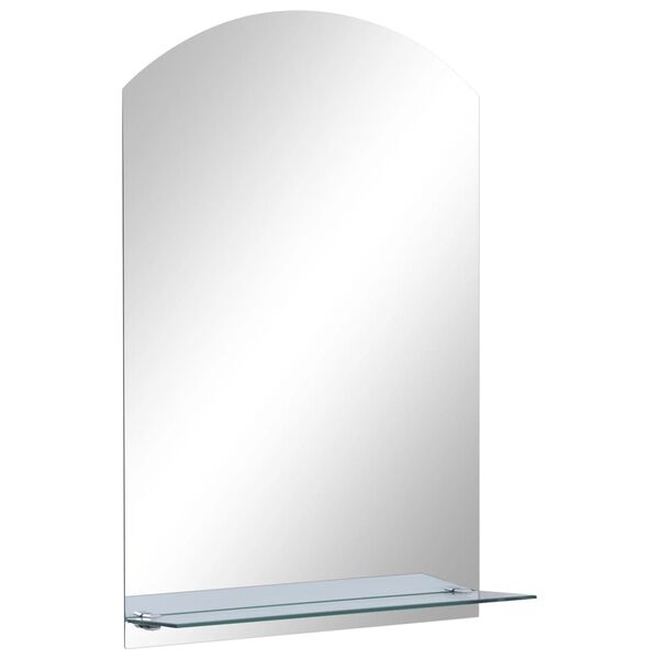 vidaXL Miroir mural avec &eacute;tag&egrave;re 40x60 cm Verre tremp&eacute;