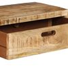 vidaXL Meuble TV (118-200) x 30 x 40 cm en bois massif de manguier