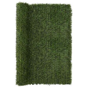 vidaXL Cl&ocirc;ture Artificielle Vert clair 1,5 x 6 m PVC et Acier