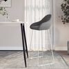 vidaXL Tabourets de bar lot de 2 gris clair velours