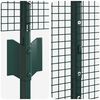 vidaXL Cl&ocirc;ture avec poteau Vert 1 x 25 m Acier