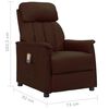 vidaXL Fauteuil de massage Marron Similicuir
