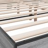 vidaXL Cadre de lit sans matelas sonoma gris 160x200 cm