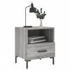 vidaXL Tables de chevet 2 pcs sonoma gris 40x35x47,5 cm