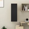 vidaXL Meuble TV Noir 30,5x30x90 cm Bois d&rsquo;ing&eacute;nierie