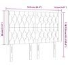 vidaXL T&ecirc;te de lit &agrave; LED Gris fonc&eacute; 163x16x118/128 cm Velours