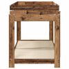vidaXL Lit Superpos&eacute; pour Enfants Bois ancien 100 x 190 cm