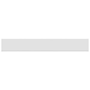 vidaXL Appui de fen&ecirc;tre Blanc 120 x 25 x 4,5 cm PVC