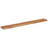 vidaXL &Eacute;tag&egrave;re murale rectangulaire massif acacia bordure assortie