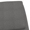 vidaXL Chaise &agrave; bascule Gris clair Tissu
