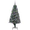 vidaXL Sapin de No&euml;l artificiel Vert 180 cm PVC, Acier et Plastique