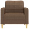 vidaXL Fauteuil Marron 60 cm Tissu