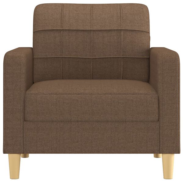 vidaXL Fauteuil Marron 60 cm Tissu