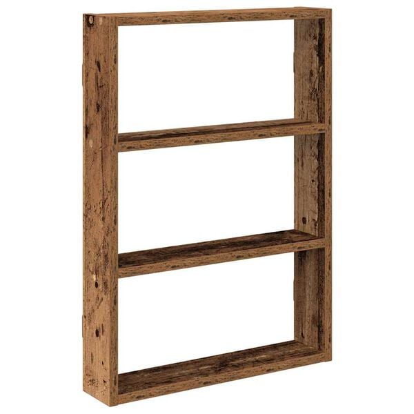 vidaXL Étagère murale vieux bois 43x9x60 cm bois d'ingénierie