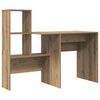 vidaXL Bureau Ch&ecirc;ne artisanal Bois d'ing&eacute;nierie 131,5 x 50 x 106,5 cm