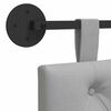 vidaXL T&ecirc;te de lit suspendue Gris nuage 190 x 55 x 7 cm tissu