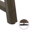 vidaXL Pieds de table basse en forme de A, 2 pi&egrave;ces, 40 x (30-31) cm, acier