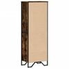 vidaXL Biblioth&egrave;que ch&ecirc;ne fum&eacute; 50x31x137,5 cm bois d'ing&eacute;nierie
