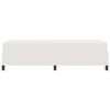 vidaXL Cadre de lit avec matelas Cr&egrave;me 80 x 200 cm tissu