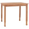 vidaXL Ensemble &agrave; manger de jardin 5 pcs bois de teck solide