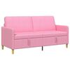 vidaXL Sofa avec rangement Rose 172 x 78 x 87 cm Polyester