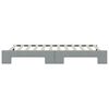 vidaXL Lit de jour avec gigogne sans matelas gris clair 100x200 cm