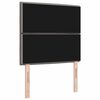 vidaXL T&ecirc;te de lit LED avec des lumi&egrave;res &agrave; LED Taupe 80 cm Polyester