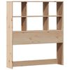 vidaXL Lit biblioth&egrave;que sans matelas 90x200 cm bois de pin massif
