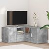vidaXL Armoire d'angle gris b&eacute;ton 160x40x45 cm bois d&rsquo;ing&eacute;nierie
