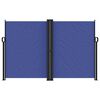vidaXL Auvent lat&eacute;ral r&eacute;tractable bleu 160x1000 cm