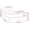 vidaXL Sommier &agrave; lattes de lit et matelas Vert fonc&eacute; 120x200cm Velours