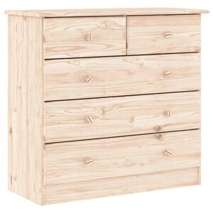 vidaXL Commode ALTA 77x35x73 cm bois massif de pin