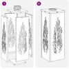 vidaXL Lumi&egrave;re de chemin LED solaire 2 pcs Vert olive
