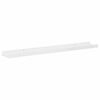 vidaXL &Eacute;tag&egrave;res murales 2 pcs Blanc brillant 80x9x3 cm