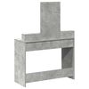 vidaXL Table de Toilette Gris 100 x 41 x 140 cm Bois d'ingénierie
