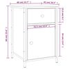 vidaXL Tables de chevet 2pcs ch&ecirc;ne sonoma 40x42x60cm bois d'ing&eacute;nierie
