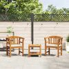 vidaXL Banc rose Naturel 68,5 x 46 x 82,5 cm Bois d'Acacia Massif