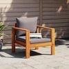vidaXL Chaise de jardin avec coussins bois massif d'acacia