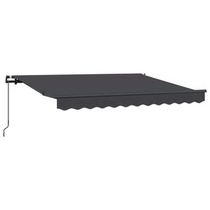 vidaXL Auvent manuel 2,5 x 2 m Anthracite 100 % polyester