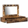 vidaXL Table de Toilette Marron 100 x 40 x 70 cm Bois d'ing&eacute;nierie
