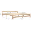 vidaXL Cadre de lit sans matelas bois massif de pin 200x200 cm