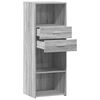 vidaXL Buffet haut sonoma gris 45x42,5x124 cm bois d'ing&eacute;nierie