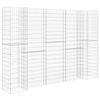 vidaXL Jardini&egrave;re &agrave; gabion en H Fil d'acier 260x40x180 cm