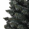 vidaXL Sapin de Noël artificiel mince avec support Vert 180 cm PVC
