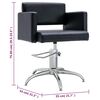 vidaXL Chaise de salon Noir Similicuir