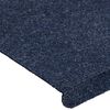 vidaXL Tapis d'escalier auto-adh&eacute;sifs 30 pcs bleu 65x24,5x3,5 cm